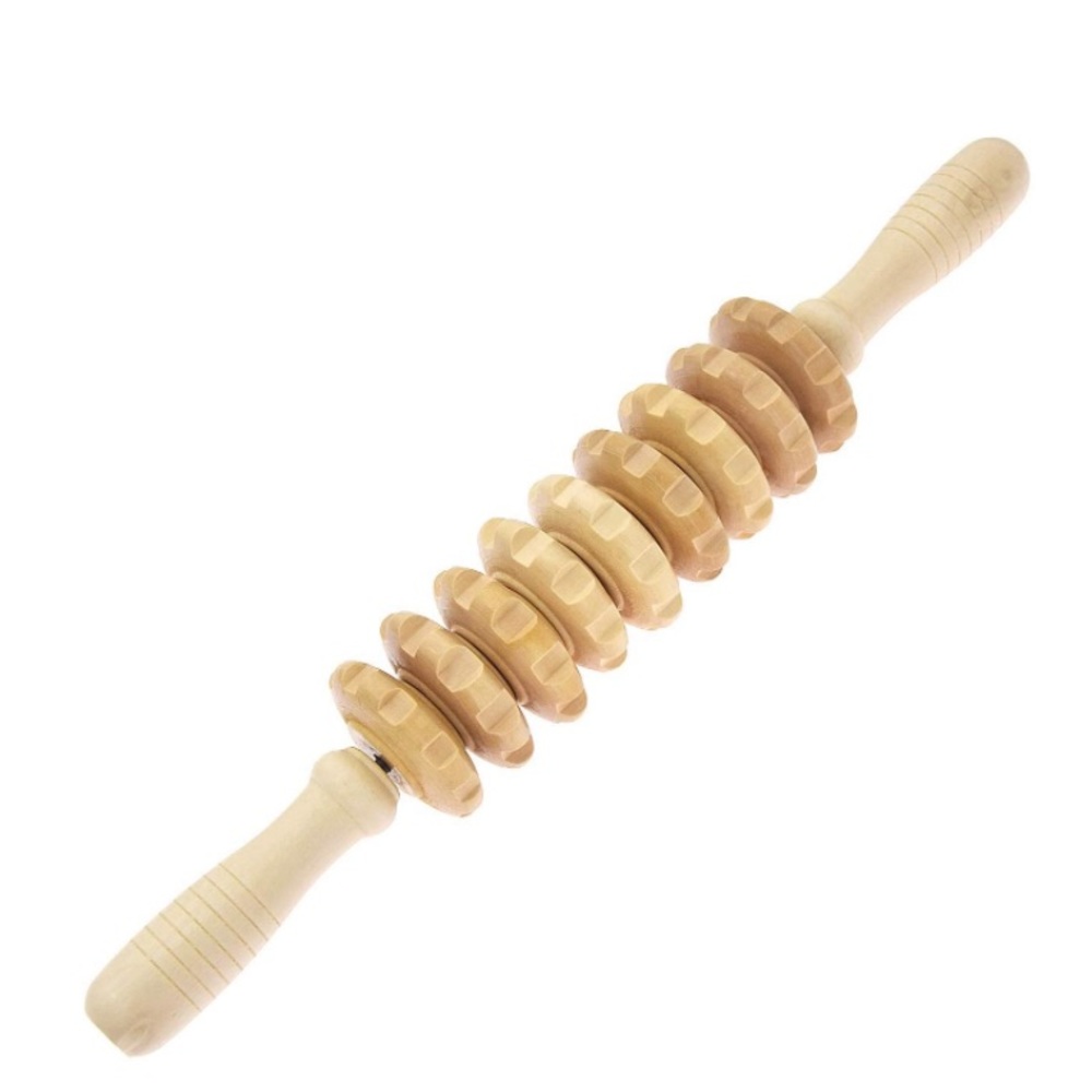 Body Healthy Wood Massager Roller Handheld Cellulite Blasters Massager